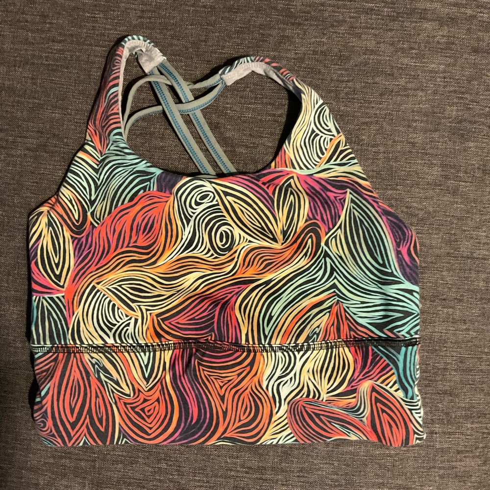 Born primitive Colorful Patterned Sports Bra